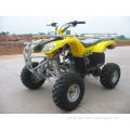 Yellow 250cc Utility Racing Atv Four Wheels 4 Stroke With Reverse